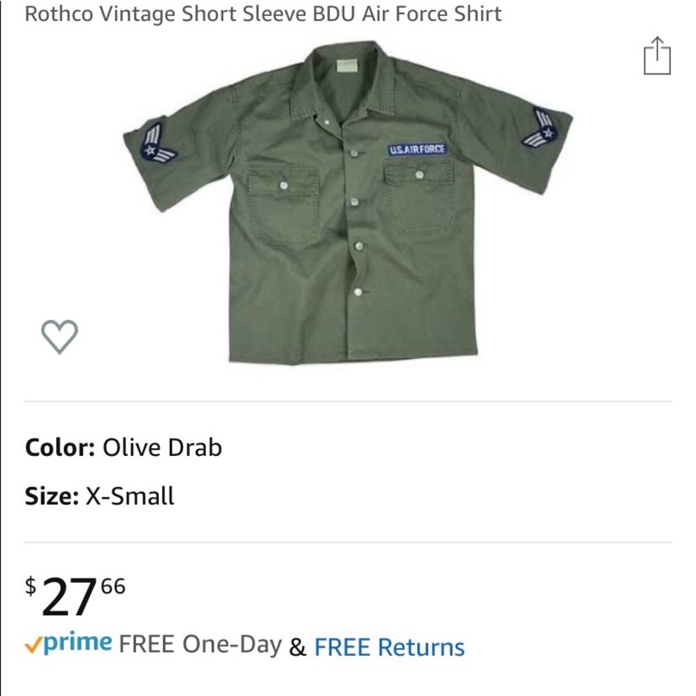 Authentic vintage shirt